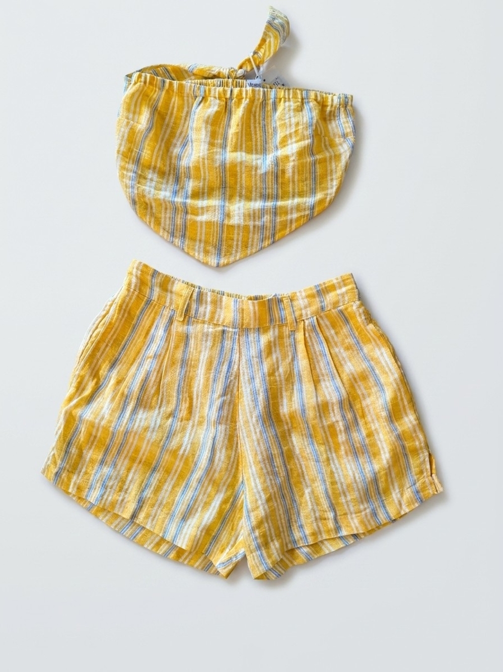 Vitamin A NWT Two Piece Set Size XS Crop Top & Pants Resort Vacation